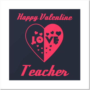 heart in Love to Valentine Day Teacher Posters and Art